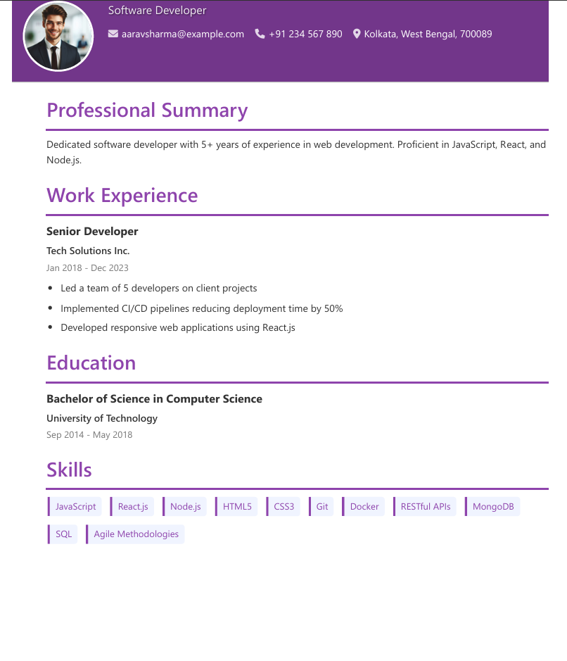 Portfolio Template
